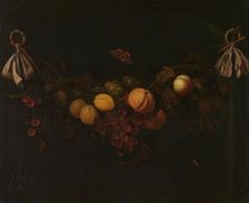 Festoon of Fruits, c.1653-c.1658. Creator: Johannes Borman
