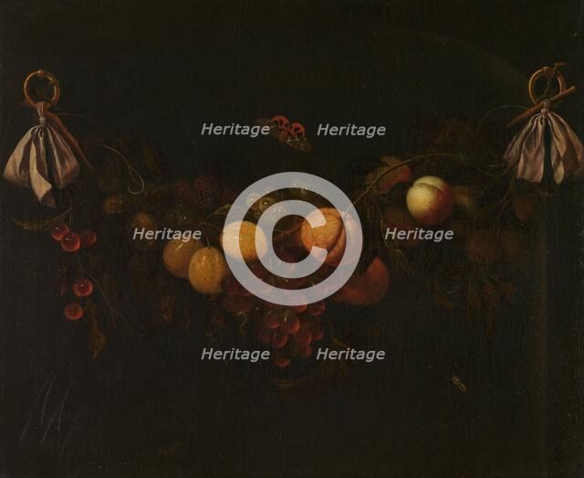 Festoon of Fruits, c.1653-c.1658. Creator: Johannes Borman.