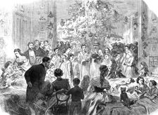Festival at the East London Hospital for Children on New Year's Eve, 1870. Creator: Unknown