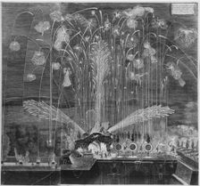 Festival for the Family of the Elector of Saxony, Dresden, February 28, 1678: Hercules Fireworks. Creator: Unknown