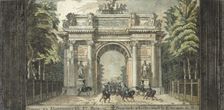 Festival in Catherinehof, 1824-1825. Creator: Hampeln, Carl, von (1794-after 1880)