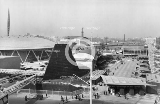 Festival of Britain site, South Bank, Lambeth, London, 1951. Artist: Unknown.