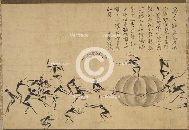 Festival of Insects, 1600s-1800s. Creator: Motsurin J?t? (Japanese, d. 1492).