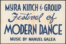 Festival of Modern Dance, [193-]. Creator: Unknown