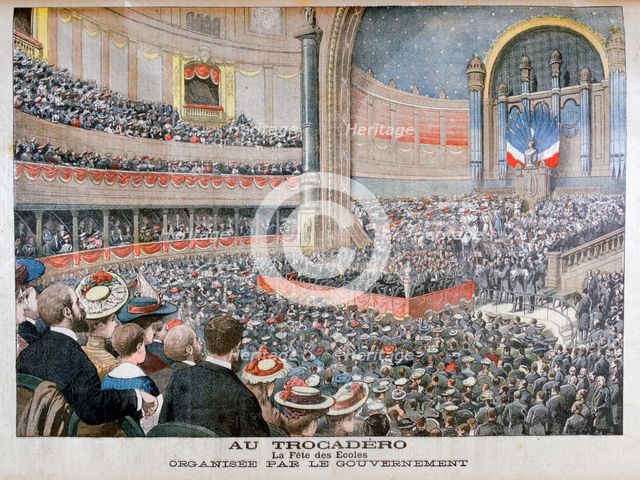 Festival of State Schools organised by the Government at the Trocadero in Paris, 1904. Artist: Unknown