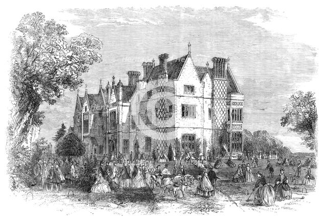 Festival of Ragged-School Teachers at Nutfield Priory,…near Reigate, 1864. Creator: Unknown.