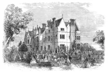 Festival of Ragged-School Teachers at Nutfield Priory,…near Reigate, 1864. Creator: Unknown
