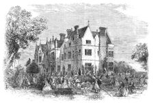 Festival of Ragged-School Teachers at Nutfield Priory,…near Reigate, 1864. Creator: Unknown