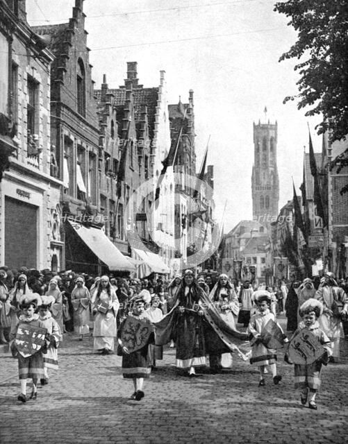 Festival of the Holy Blood of Christ, Bruges, Belgium, 1936. Artist: Charles E Brown