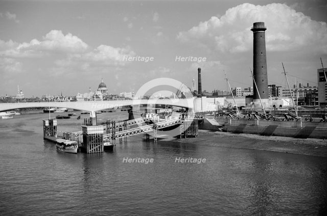 Festival Pier, Lambeth, London, c1945-1965. Artist: SW Rawlings