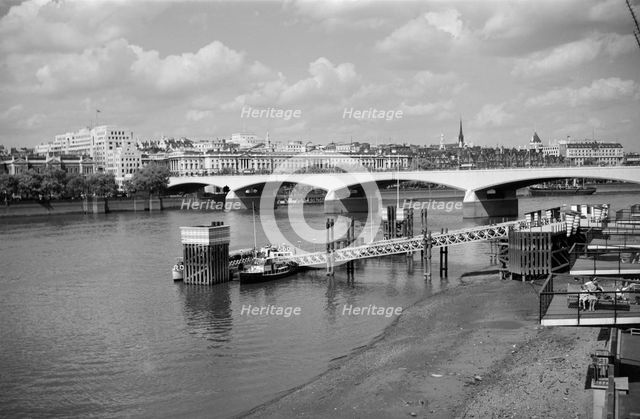 Festival Pier, Lambeth, London, c1945-1965. Artist: SW Rawlings