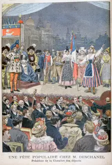 Festivity popular with Paul Deschanel, President of France, 1900. Artist: Oswaldo Tofani