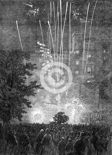 Festivities at Kilkenny Castle on the Coming of Age of the Marquis of Ormonde, 1865. Creator: Unknown.