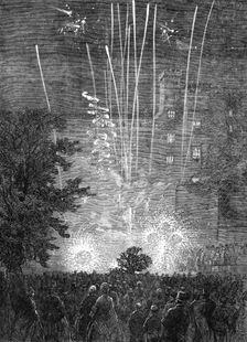 Festivities at Kilkenny Castle on the Coming of Age of the Marquis of Ormonde, 1865. Creator: Unknown