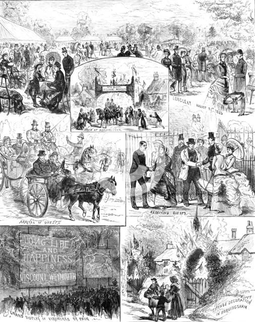 Festivities at Longleat, Wiltshire, Coming of Age of Lord Weymouth, son of the Marquis of Bath, 1883 Creator: Unknown.