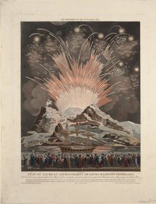Festivities at the Coronation of Napoleon, 1806. Artist: Le Coeur, Louis (active ca. 1800)