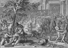 Festin a L'Honneur du Soleil, le jour du grand Ramy 1723. Creator: Bernard Picart