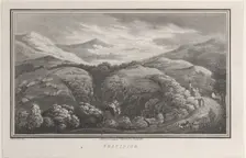 Festiniog, from "Remarks on a Tour to North and South Wales, in the year 1797", September 1, 1799. Creator: John Hill