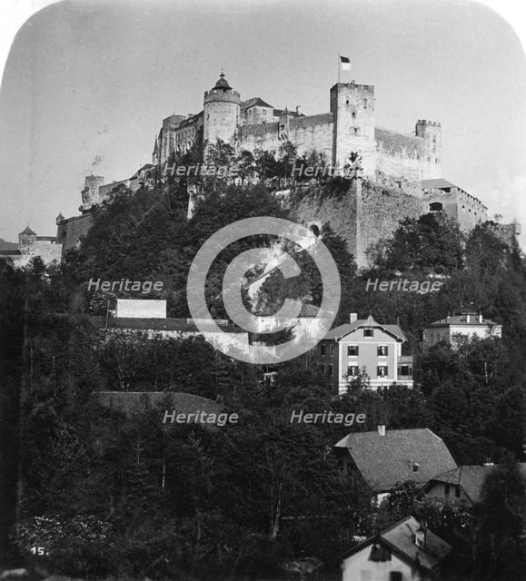 Festung Hohensalzburg, Salzburg, Austria, c1900s.Artist: Wurthle & Sons