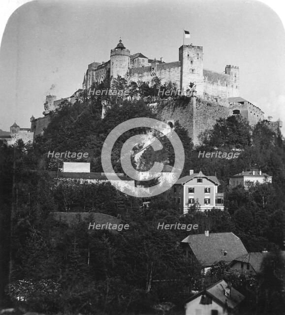 Festung Hohensalzburg, Salzburg, Austria, c1900s.Artist: Wurthle & Sons