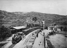 Ffestiniog Railway: Tan-Y-Bwlch Station c1896. Artist: Carl Norman