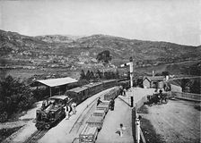 Ffestiniog Railway: Tan-Y-Bwlch Station c1896. Artist: Carl Norman