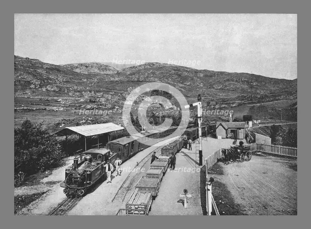 Ffestiniog Railway: Tan-Y-Bwlch Station, c1900. Artist: Carl Norman.