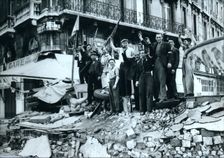 FFI barricade, the liberation of Paris, World War II, 1944. Creator: Unknown