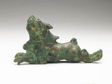 Fitting in the form of a leaping lion, Tang dynasty, 618-907. Creator: Unknown