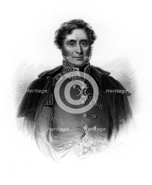 Fitzroy James Henry Somerset, 1st Baron Raglan, English soldier, c1860. Artist: Anon