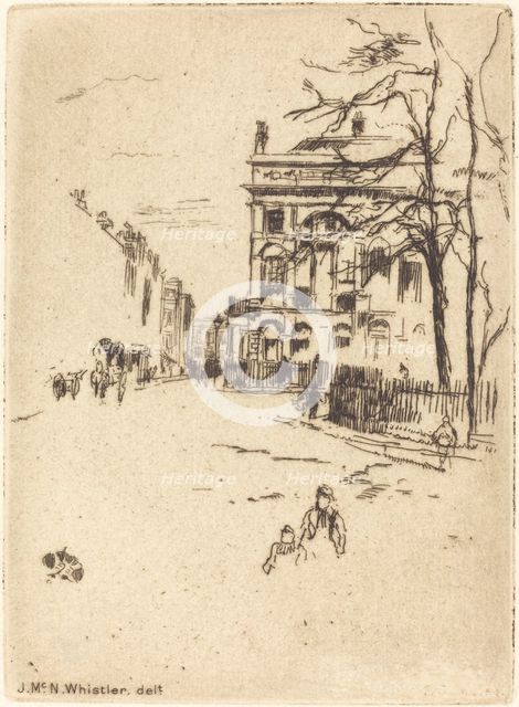 Fitzroy Square. Creator: James Abbott McNeill Whistler.