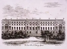 Fitzroy Square, St Pancras, London, 1807. Artist: James Peller Malcolm