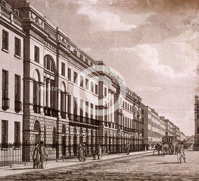 Fitzroy Square, St Pancras, London, c1820. Artist: Anon