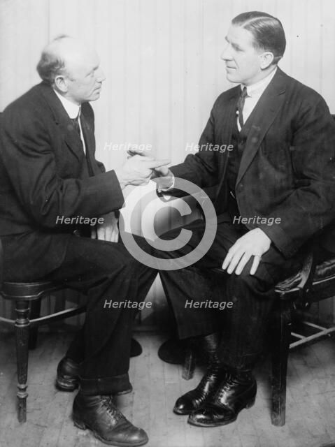 Fitzsimmons & Corbett, between c1910 and c1915. Creator: Bain News Service.