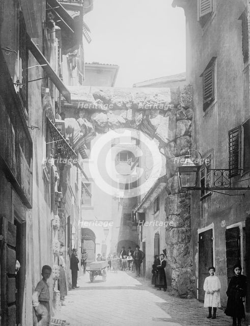 Fiume - street, between c1915 and c1920. Creator: Bain News Service.