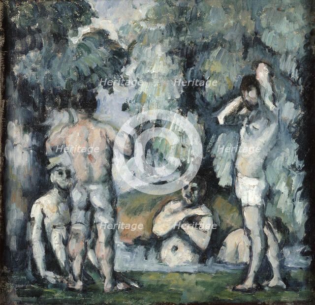 'Five Bathers', c1875-1877. Artist: Paul Cezanne