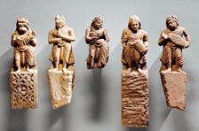 Five Celestial Musicians, 4th-5th century. Creator: Unknown