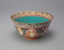 Five-Colored (Bencharong) Ware Bowl, 19th century. Creator: Unknown