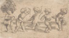Five Dancing Putti,.n.d. Creator: Amico Aspertini