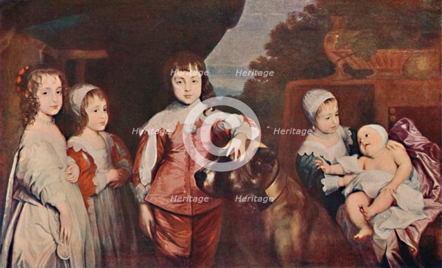 'Five Eldest Children of Charles I', 1637, (1903). Artist: Anthony van Dyck.