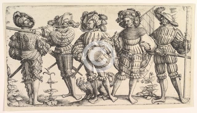 Five German Soldiers.n.d. Creator: Daniel Hopfer.