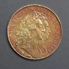 Five Guineas, 1691. Creator: Unknown