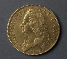 Five Guineas (obverse), 1746. Creator: Unknown