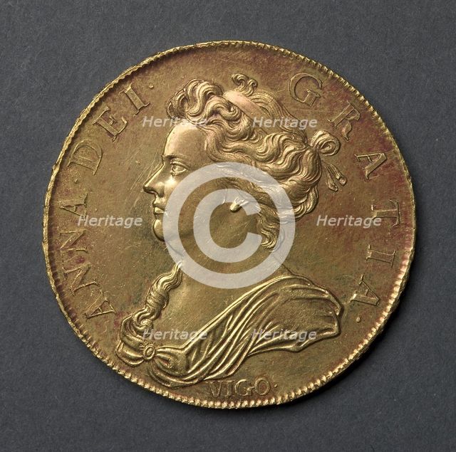Five Guineas (obverse), 1703. Creator: Unknown.