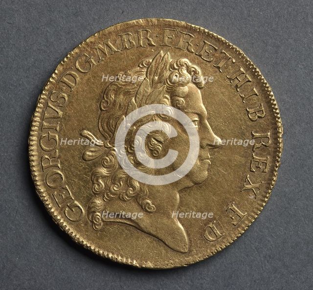 Five Guineas (obverse), 1716. Creator: Unknown.