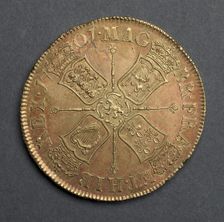 Five Guineas (reverse), 1701. Creator: Unknown