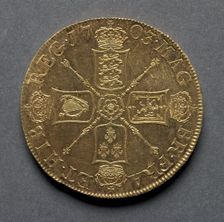 Five Guineas (reverse), 1703. Creator: Unknown