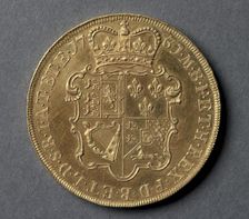 Five Guineas (reverse), 1731. Creator: Unknown