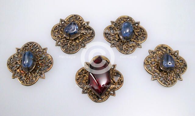 Five Jewels, French, ca. 1300. Creator: Unknown.