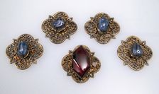 Five Jewels, French, ca. 1300. Creator: Unknown